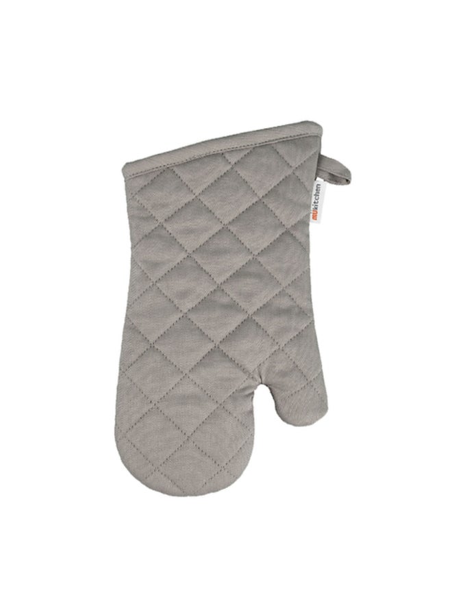 Soft Terry Lining Classic Oven Mitt Grey 33 x 43 cm 6004-1608